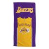 [Personalization Only] OFFICIAL NBA Jersey Personalized Beach Towel - Los Angeles Lakers