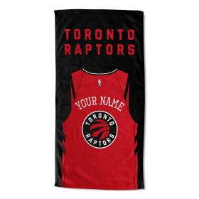 [Personalization Only] OFFICIAL NBA Jersey Personalized Beach Towel - Toronto Raptors