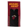 [Personalization Only] OFFICIAL NBA Jersey Personalized Beach Towel - Miami Heat