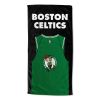 [Personalization Only] OFFICIAL NBA Jersey Beach Towel - Boston Celtics