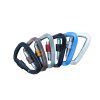 Aluminum Carabiner Clips 5 Pack  D Shape, Keychain Buckles D-Ring Locking Carabiner Light but Strong