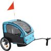 VEVOR Bike Trailer for Toddlers, Kids, 60 lbs Load, Tow Behind Foldable Child Bicycle Trailer with Universal Bicycle Coupler