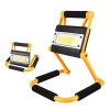 1Pack LED Working Light High Lumen Rechargeable Floodlight Portable Foldable Camping Light With 360¬∞ Rotation Stand