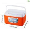 5.2/8.4/13.7/28.5/47.5QT Picnic Insulated Box, Fresh-Keeping Box, Outdoor Picnic, Barbecue, Camping Portable Insulated Box, Orange Fresh-Keeping Box