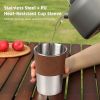 Camp Kitchen Supplies with Cup Bag for Outdoor Adventures