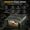 Night Vision Goggles - 4K Night Vision Binoculars For Adults; Camouflage 3'' Large Screen Binoculars Can Save Photo And Video With Rechargeable Lithiu